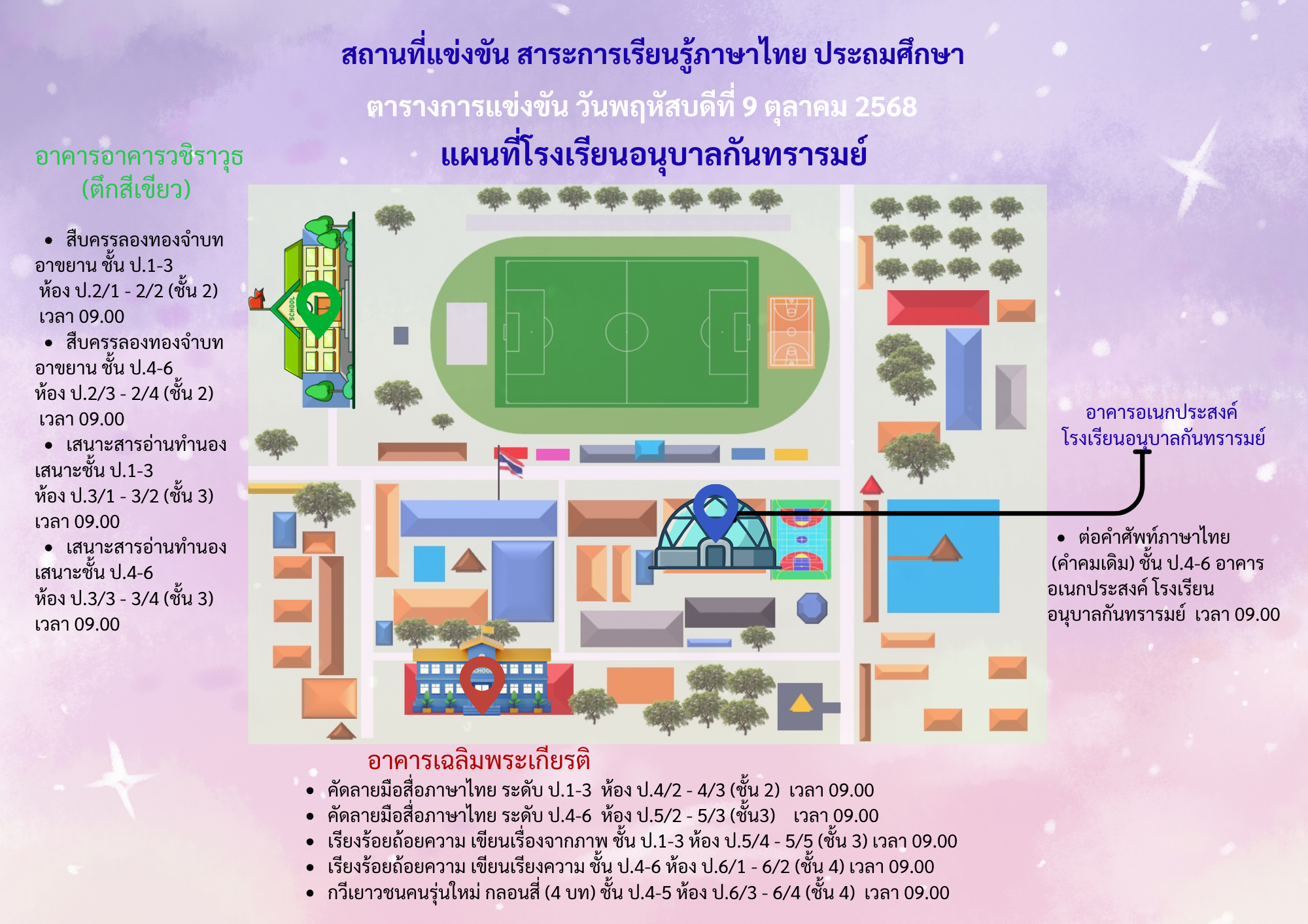 ผังโรงเรียน ผังโรงเรียน
